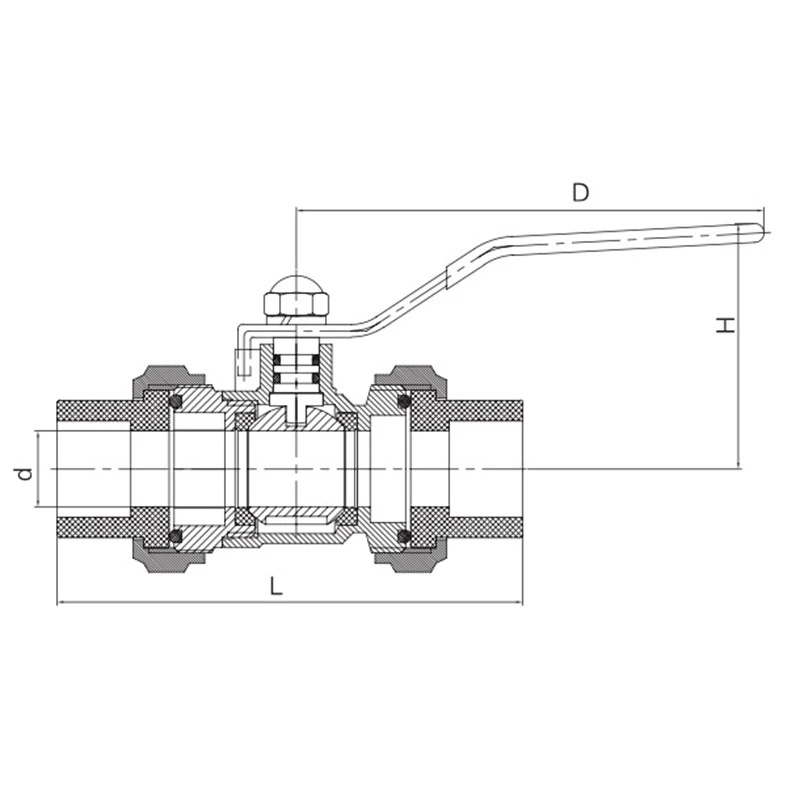 PPR Brass Ball Valve factory